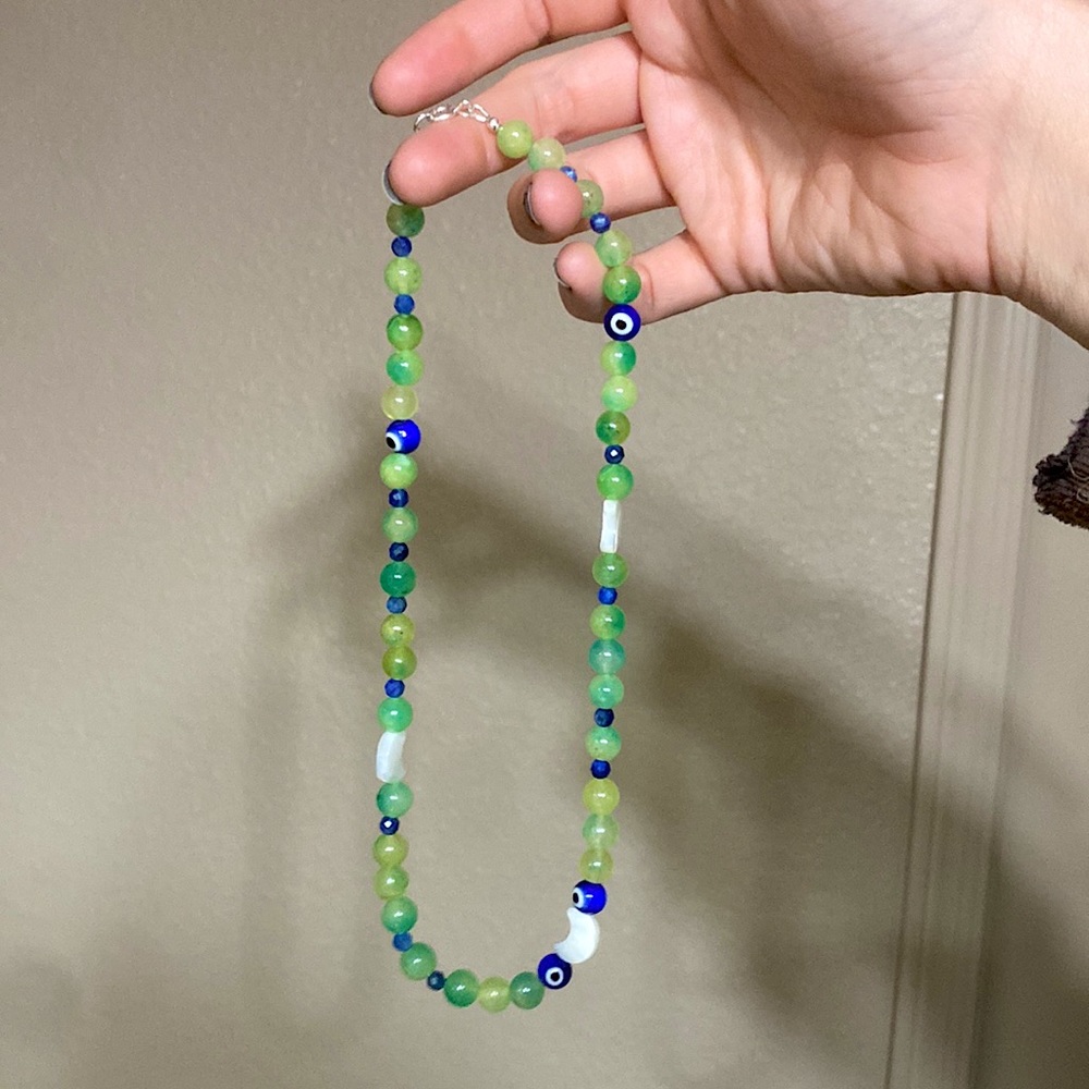 Sterling Silver and Crystal Necklace